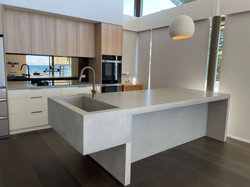 Collaroy Cantilever Kitchen Island Bench Media