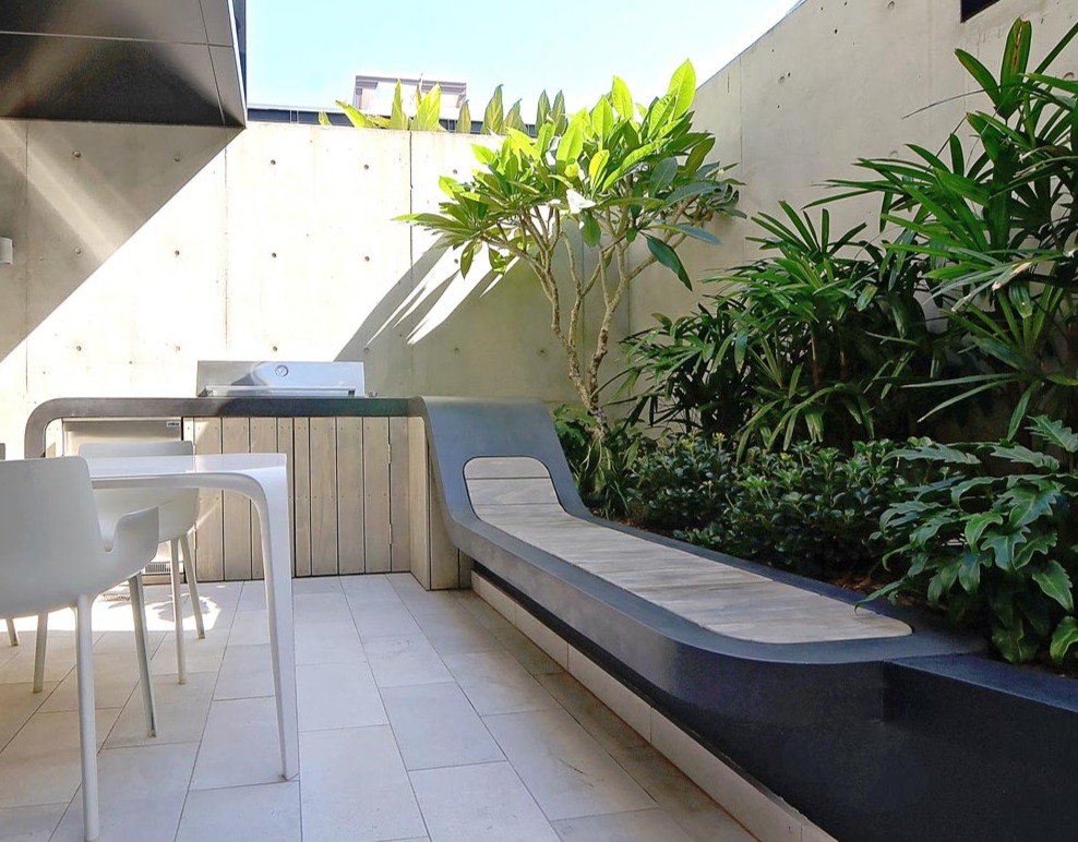 Concrete Outdoor Kitchen BBQ Bench Illawarra Greater Sydney